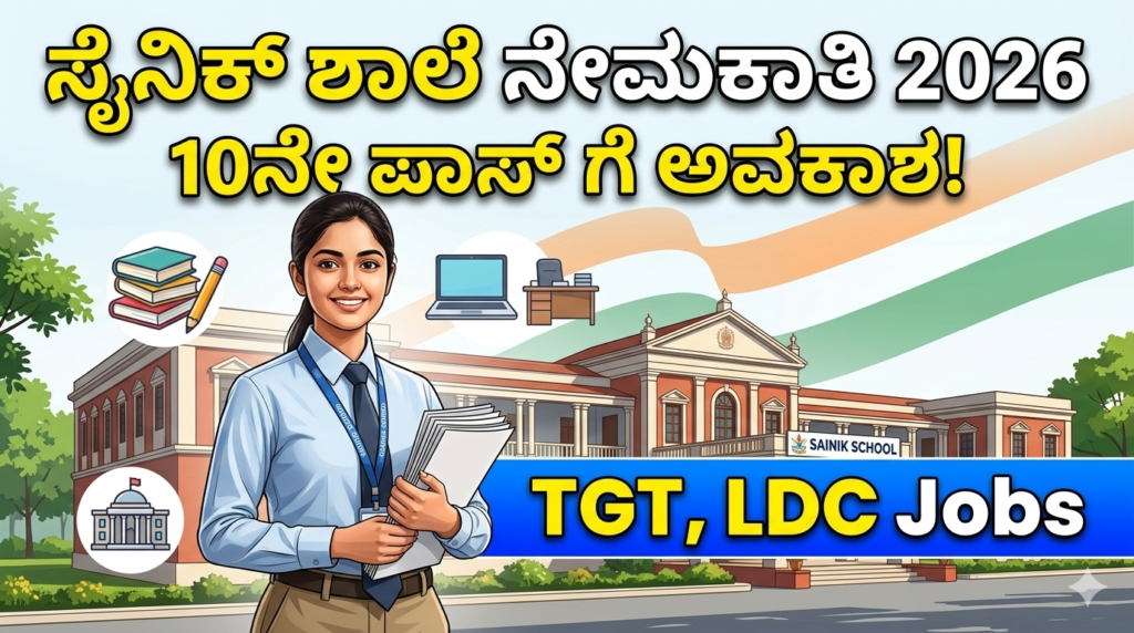 Sainik School Recruitment 2026