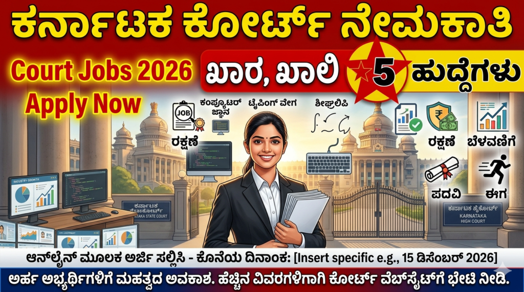 Assistant Court Secretary Recruitment 2026 Karnataka