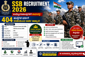 SSB Recruitment 2026
