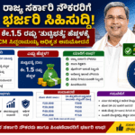 Government Employees DA Hike 2026: ರಾಜ್ಯ ಸರ್ಕಾರಿ ನೌಕರರಿಗೆ ಭರ್ಜರಿ ಸಿಹಿಸುದ್ದಿ! ಶೇ.1.5 ತುಟ್ಟಿಭತ್ಯೆ ಹೆಚ್ಚಳಕ್ಕೆ CM ಸಿದ್ದರಾಮಯ್ಯ ಅಧಿಕೃತ ಅನುಮೋದನೆ